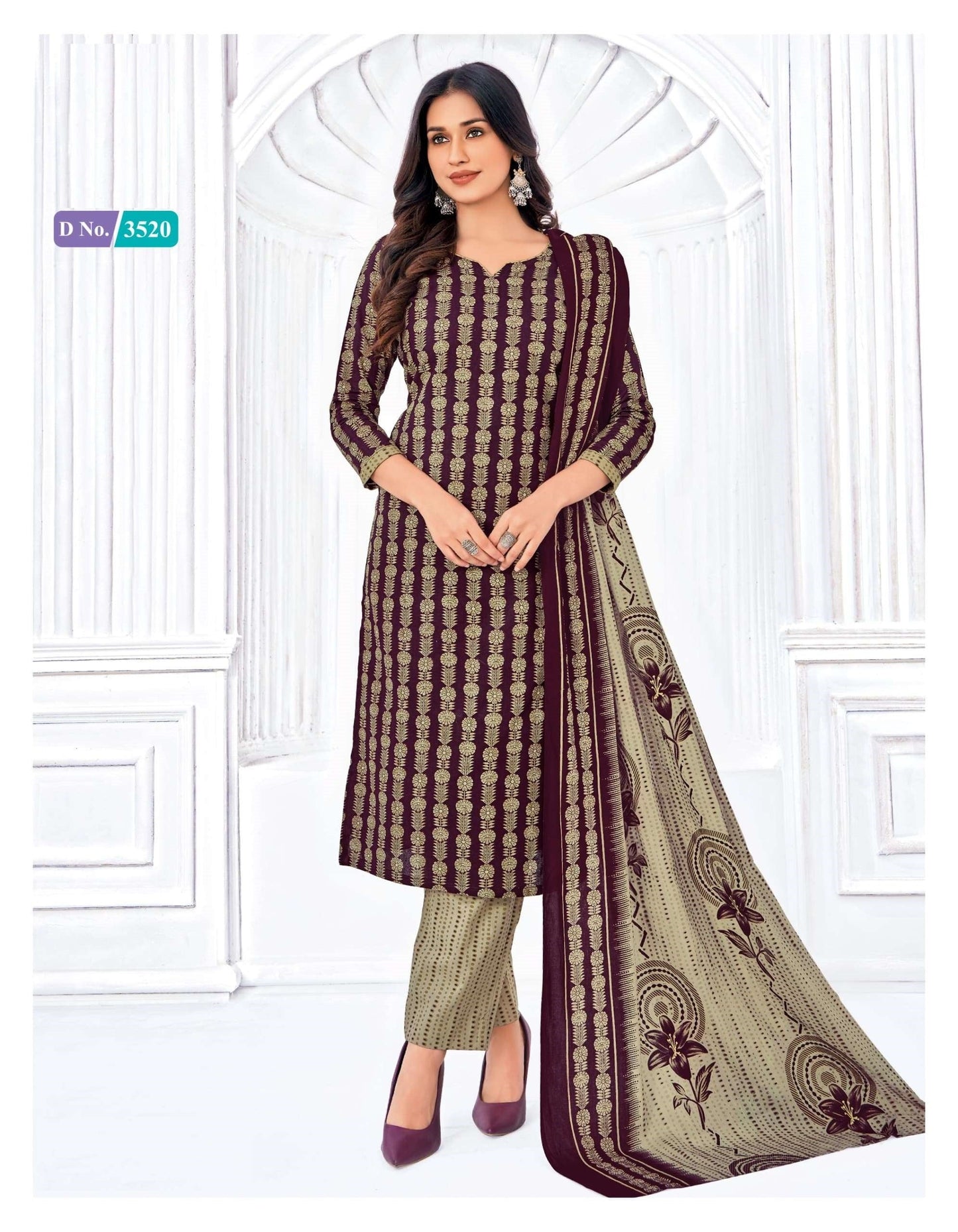 Buy Pure Cotton Fully Stitched Ladies Suits Online In India - Vogpap