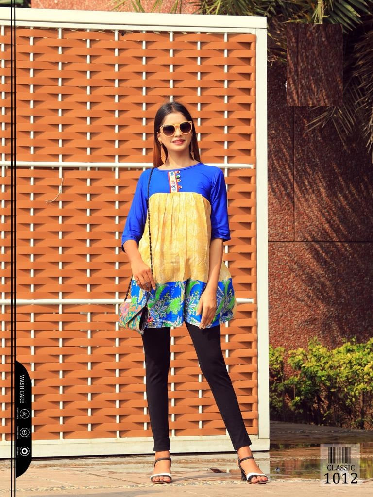 Rayon Printed Top - 1012