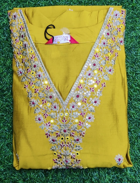 Party Wear Silk Suit-1001