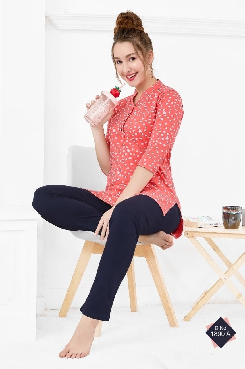 Cotton Kurta Pant Set-1890A