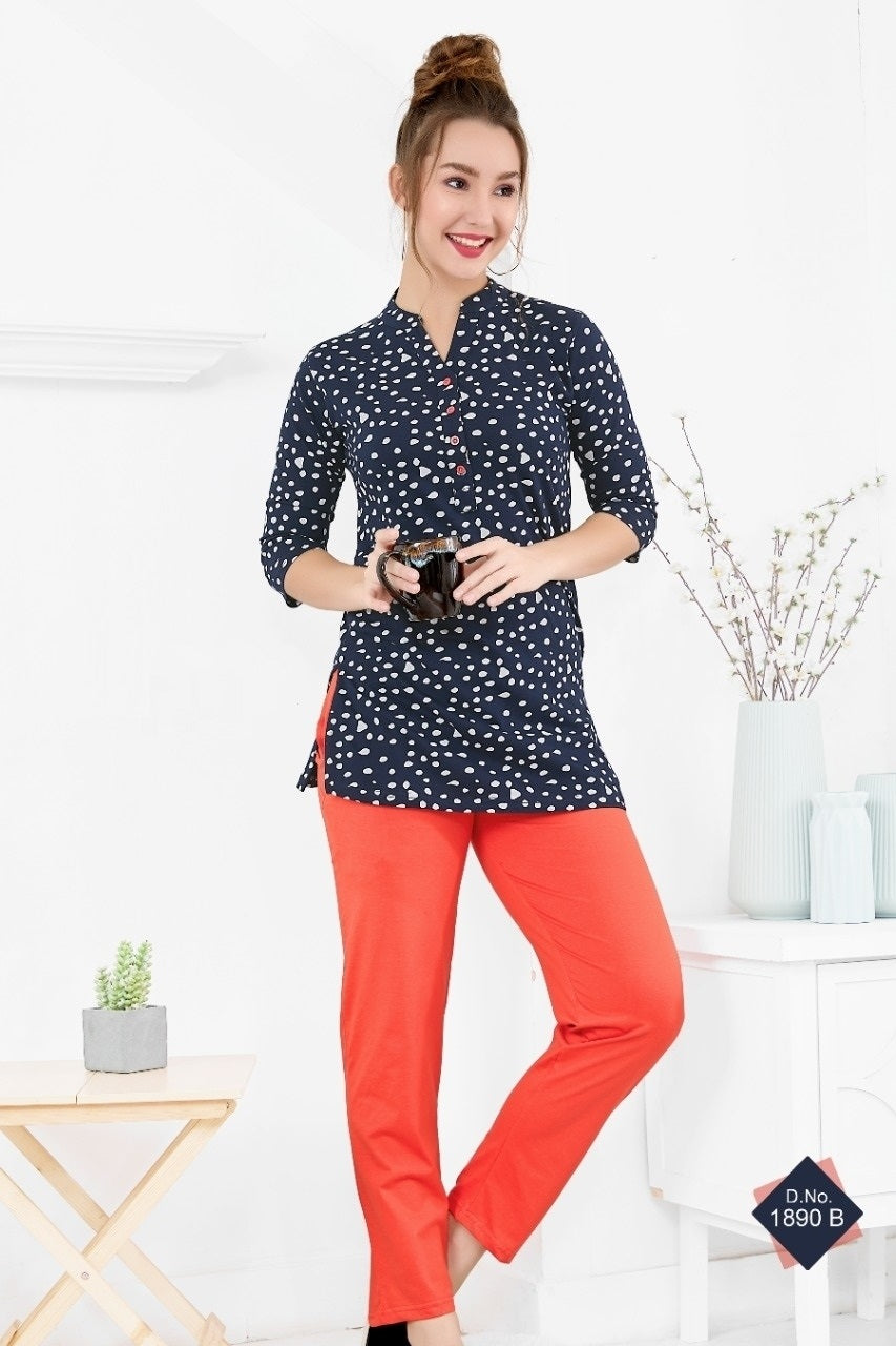 Cotton Kurta Pant Set-1809B