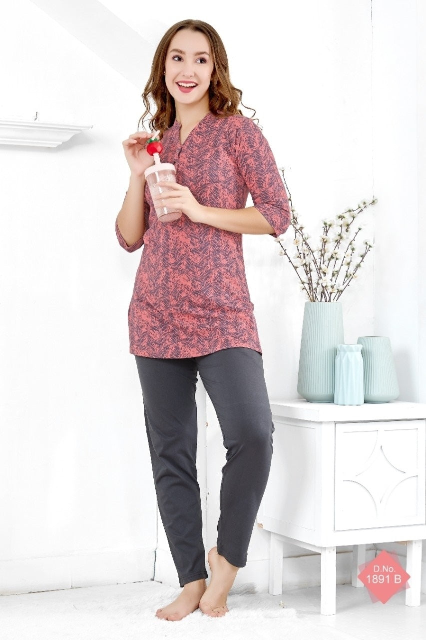 Cotton Kurta Pant Set-1891B