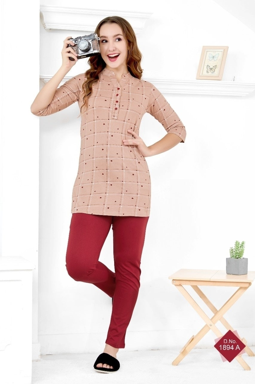 Cotton Kurta Pant Set-1894A