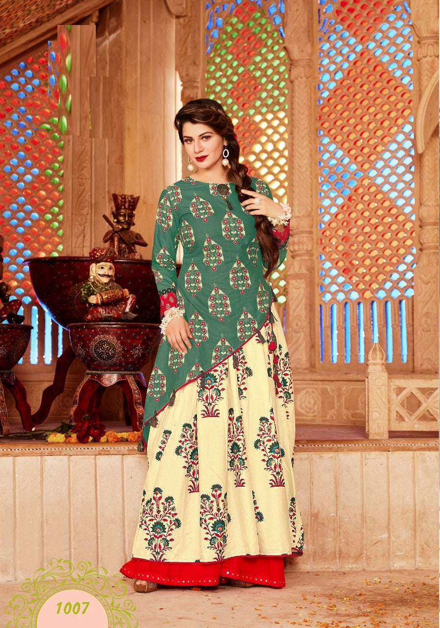 Cotton Kurti With Jacket