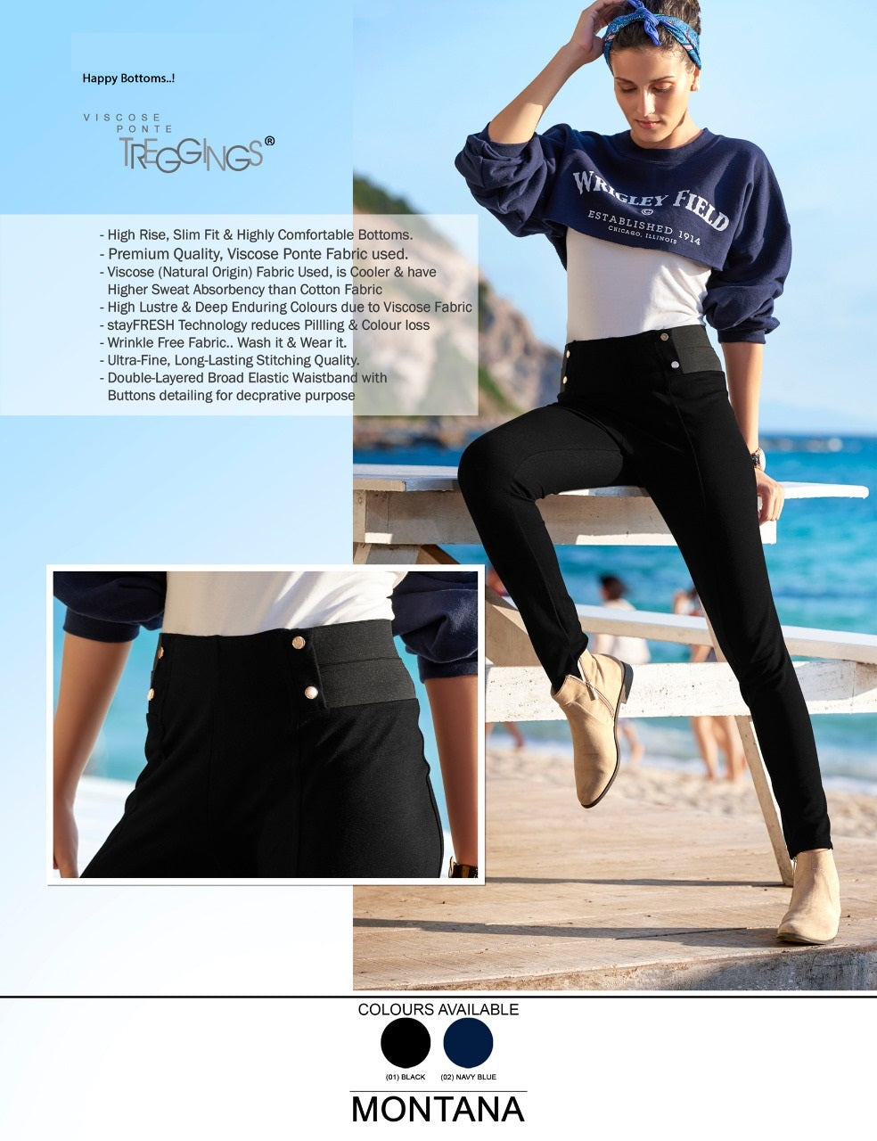 Slim Fit Pant - Montana