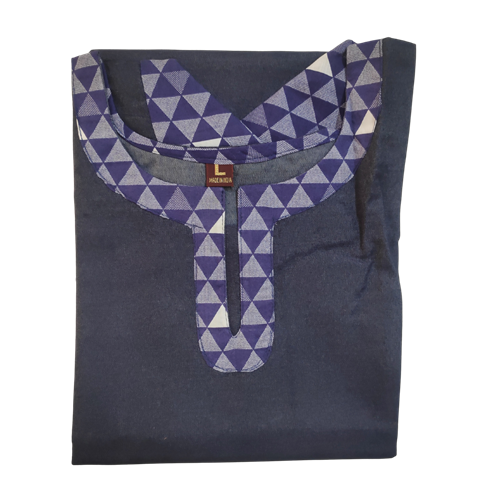 Denim Blue Trendy Straight fit kurti