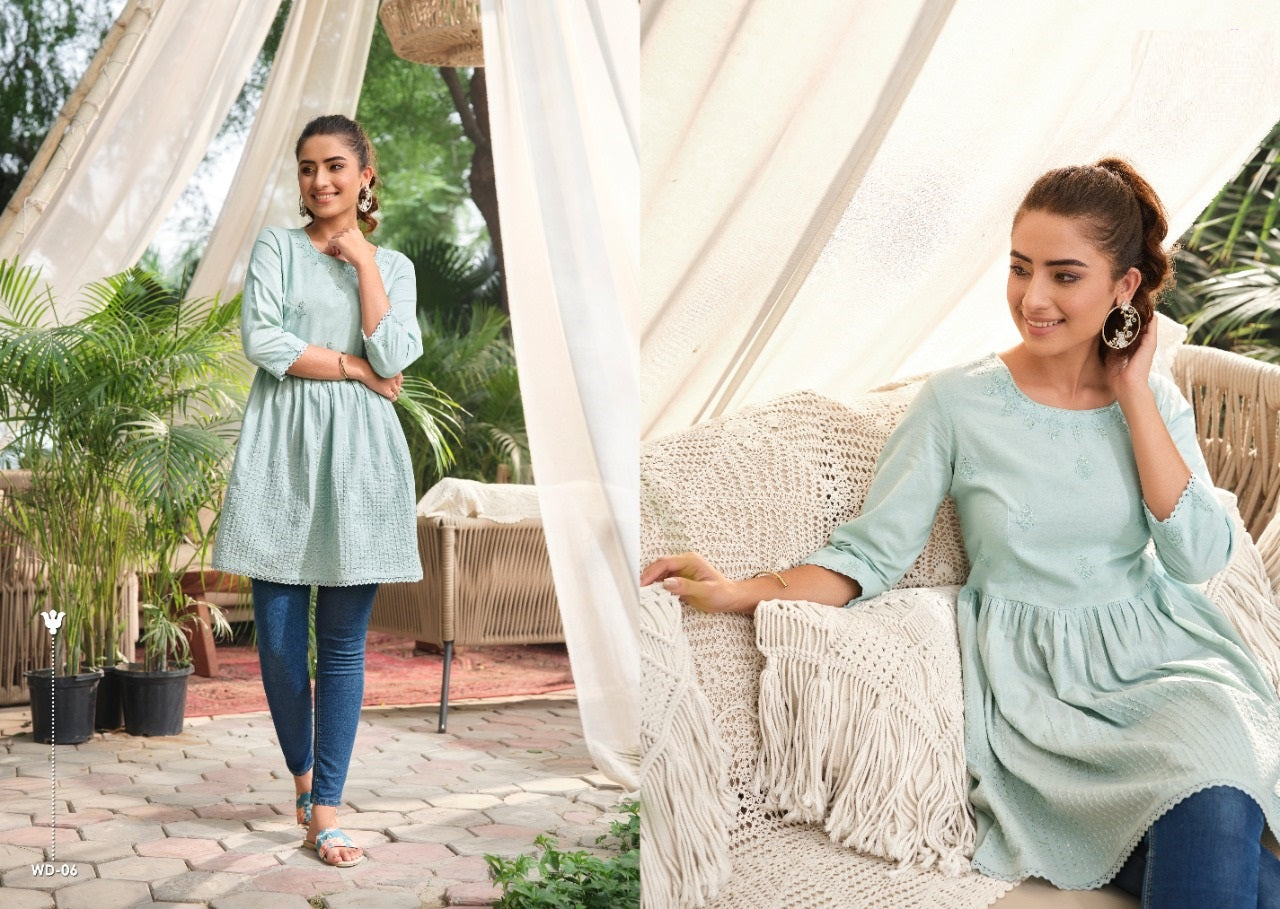 Pistachio Cotton Tunic-1006