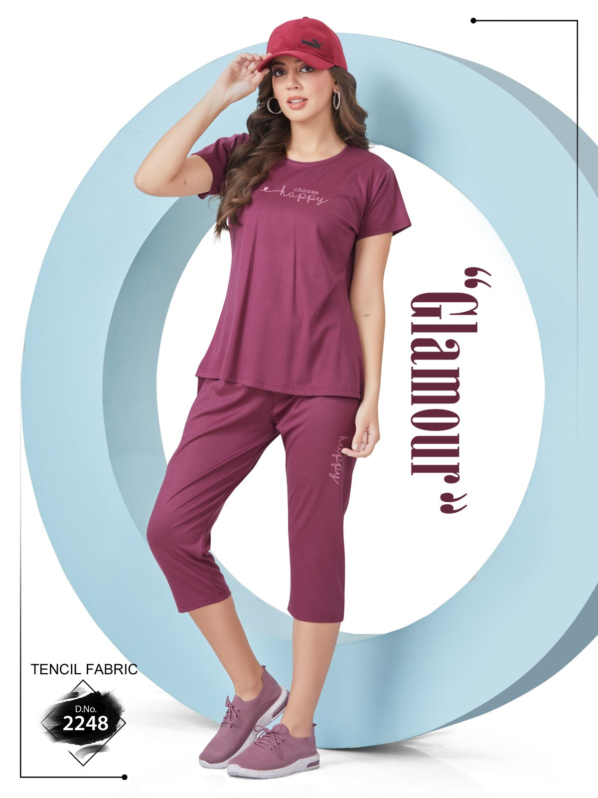 Buy Active Wear Capri Sets Online in India - VogPap