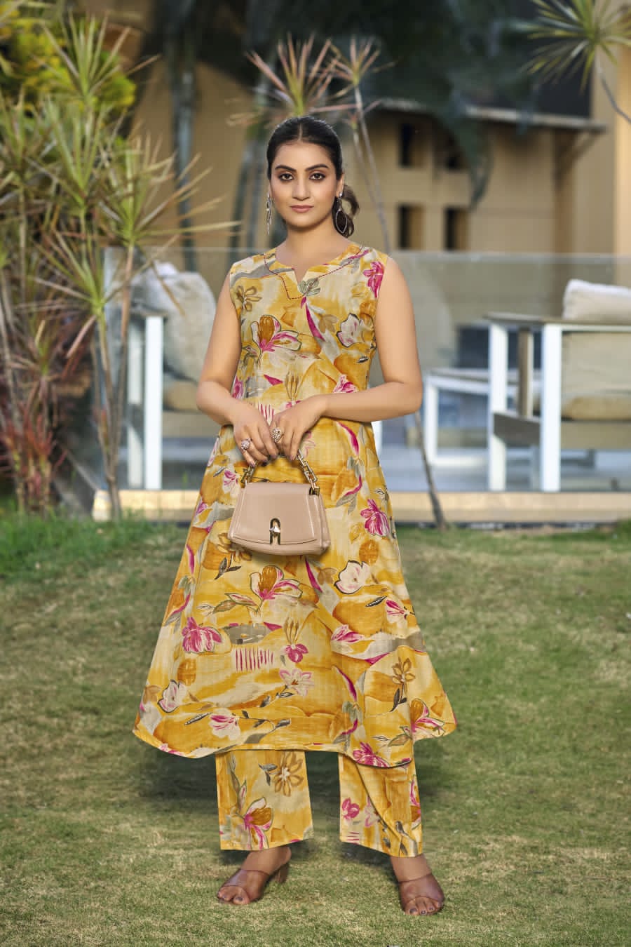 Cotton Sleeveless Cord Sets for Summers Online - VogPap