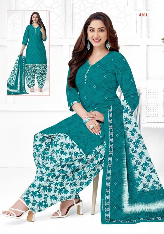Cotton Fully Stitched Suit - 4101