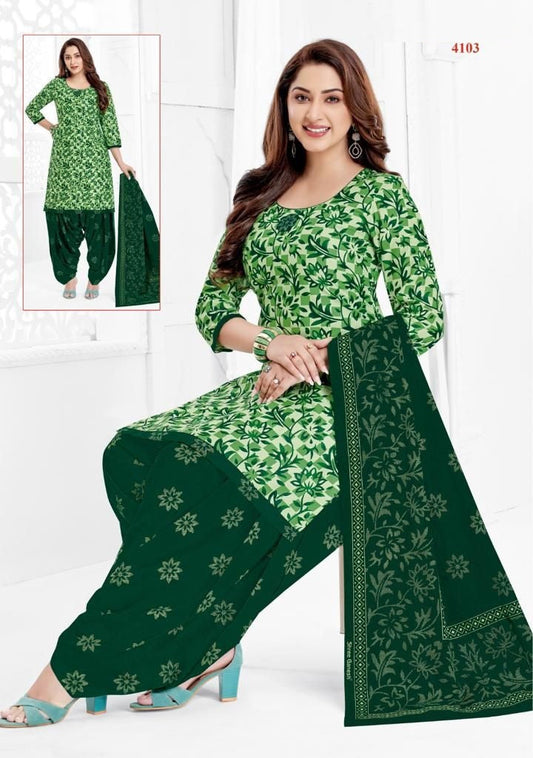 Cotton Fully Stitched Suit - 4103