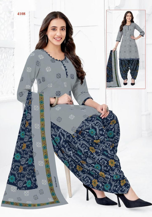 Cotton Fully Stitched Suit - 4108