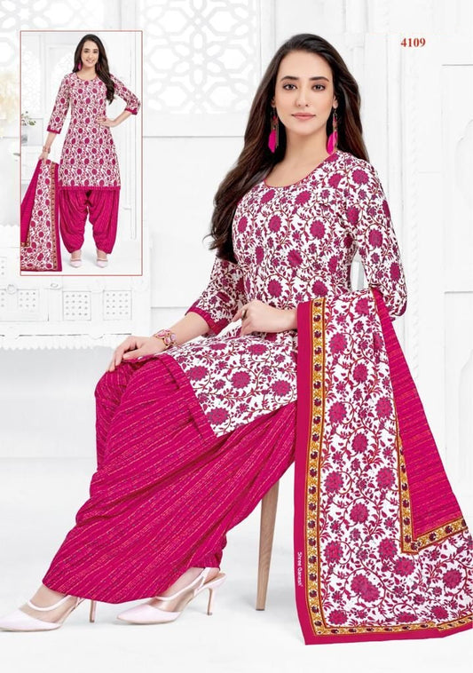 Cotton Fully Stitched Suit - 4109
