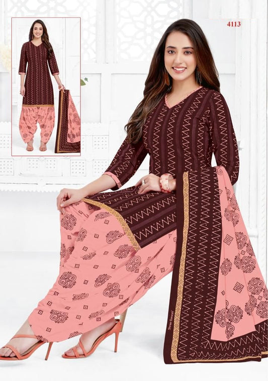 Cotton Fully Stitched Suit - 4113