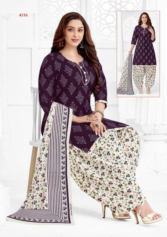 Cotton Fully Stitched Suit - 4116