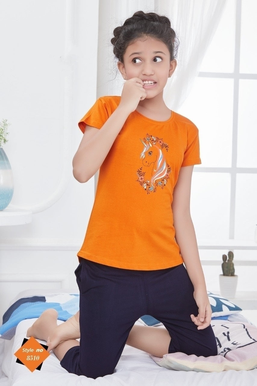 Kids Cotton Nightwear Set-8510