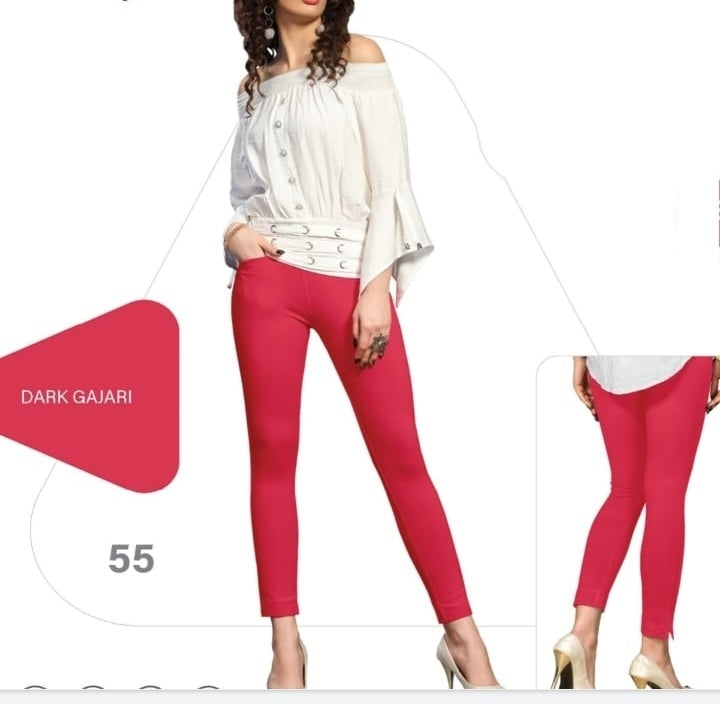 Women's Solid Cotton Kurti Pants Online in India - VogPap