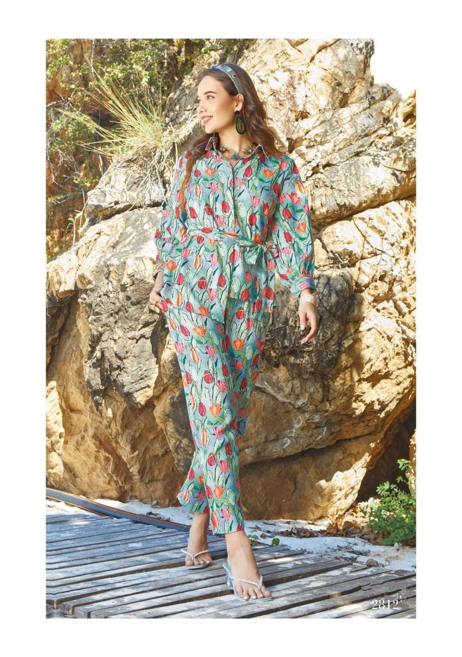 Viscose Chino Green Cord Set