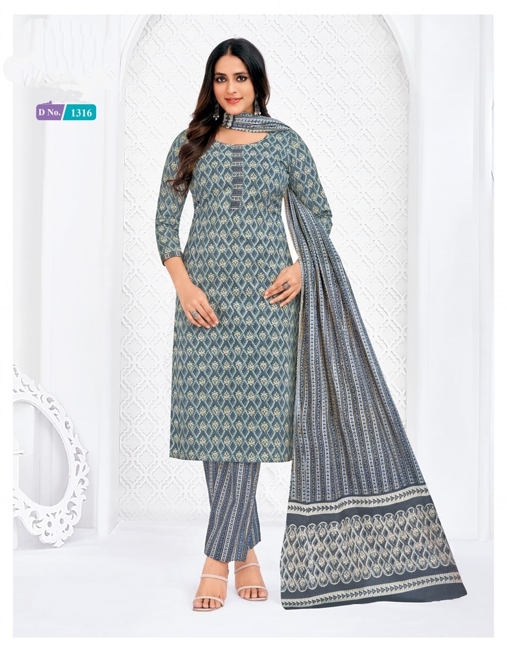 Buy Pure Cotton Fully Stitched Ladies Suits Online In India - Vogpap