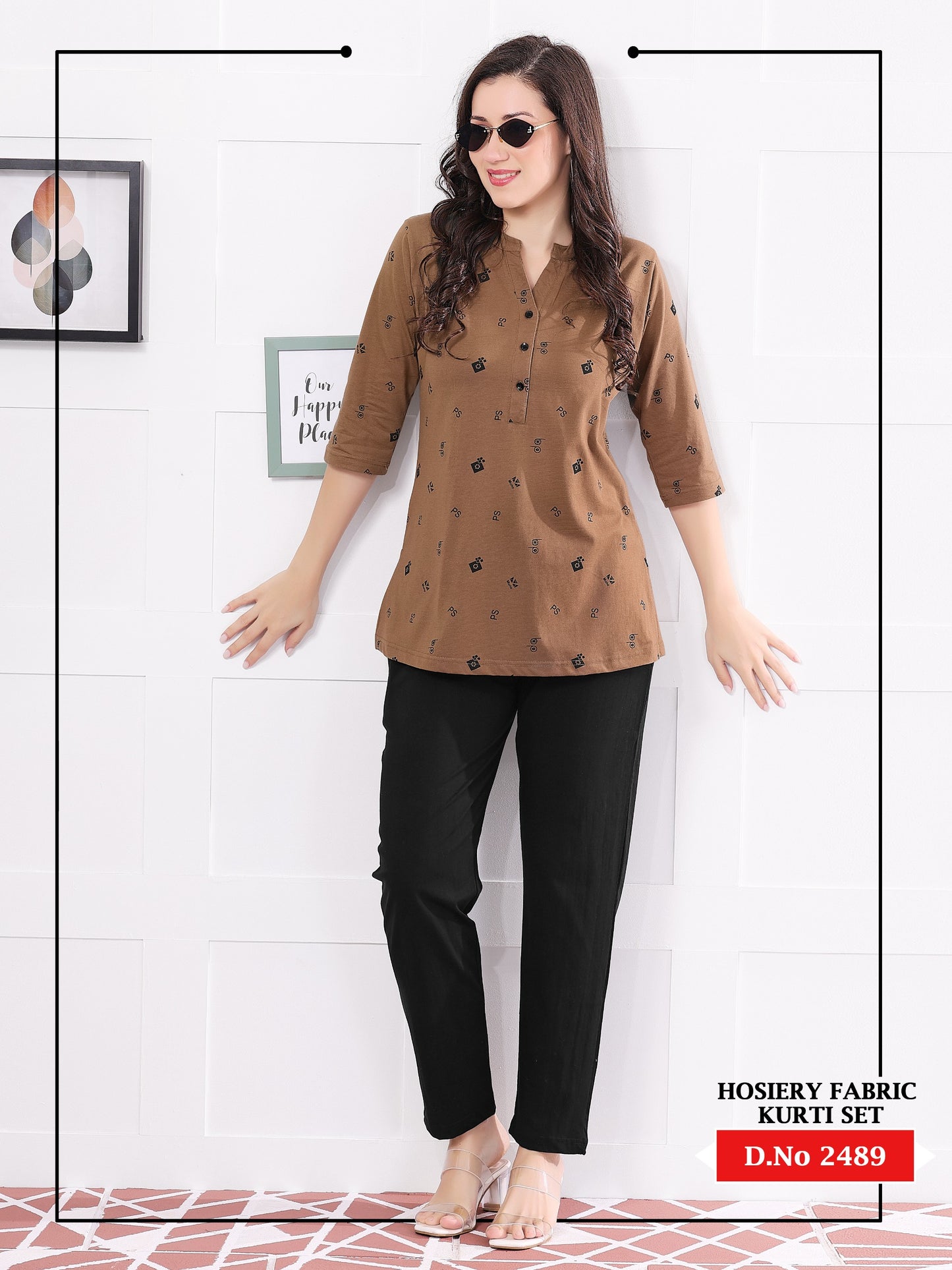 Cotton Kurta Pant Set-2489