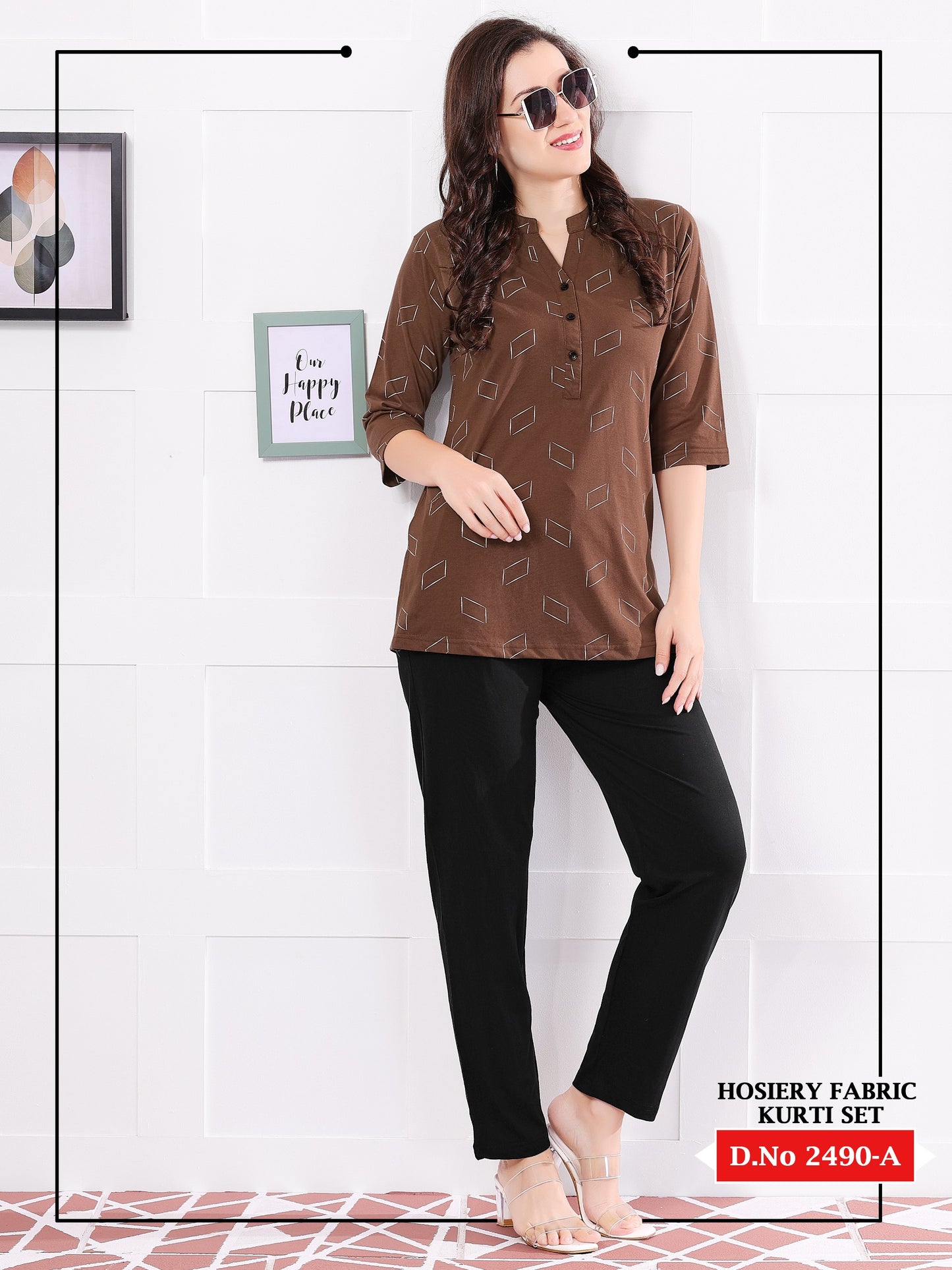 Cotton Kurta Pant Set-2490A