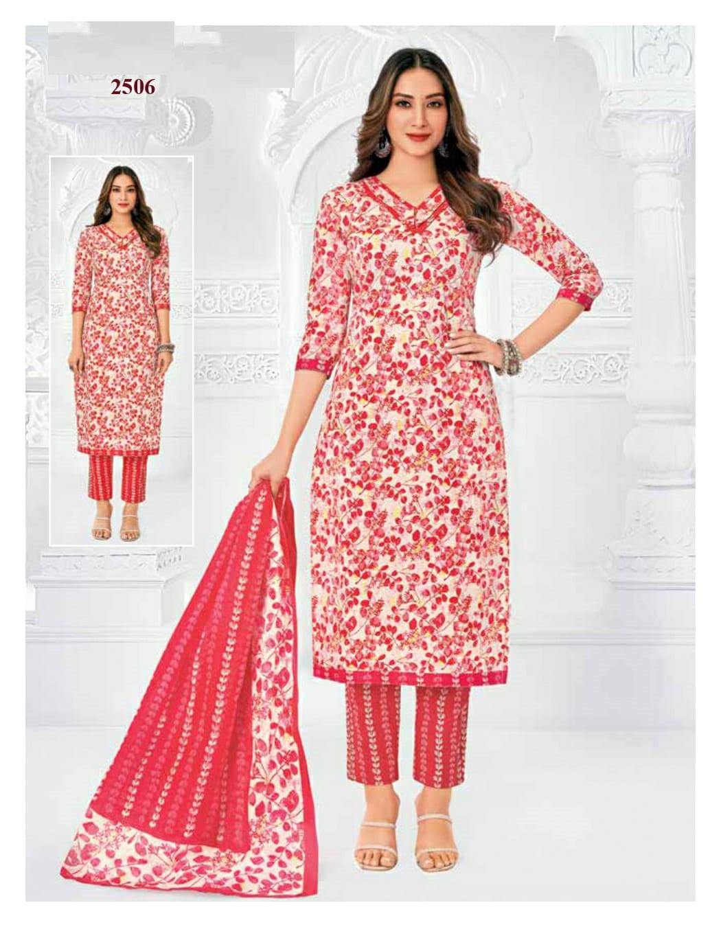 Buy Pure Cotton Fully Stitched Ladies Suits Online In India - Vogpap