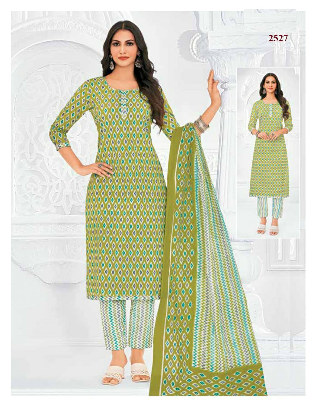 Buy Pure Cotton Fully Stitched Ladies Suits Online In India - Vogpap