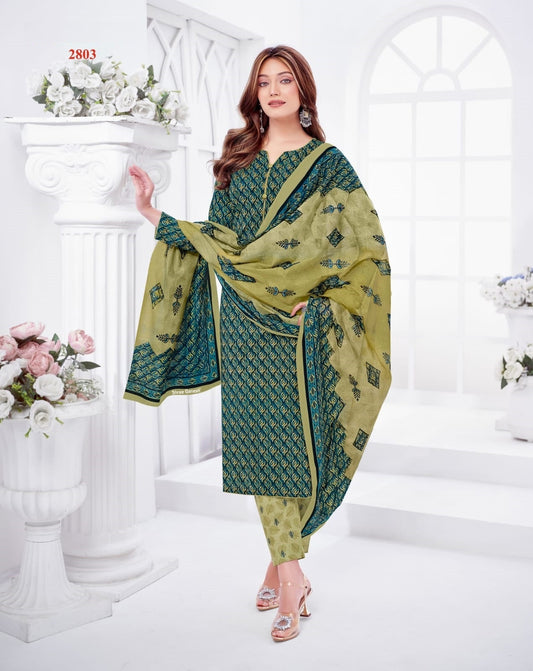 Buy Pure Cotton Fully Stitched Ladies Suits Online In India - Vogpap