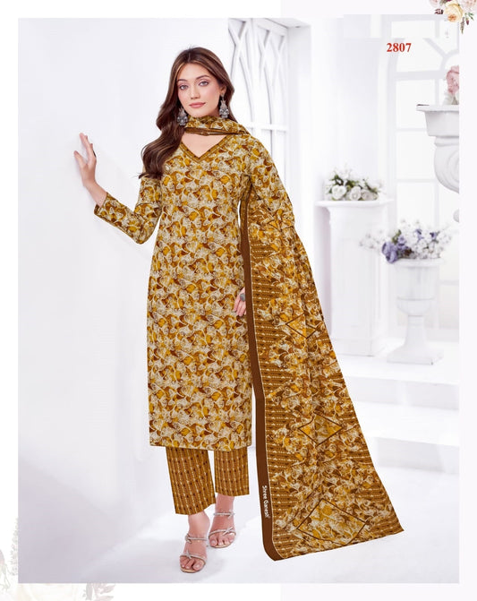 Buy Pure Cotton Fully Stitched Ladies Suits Online In India - Vogpap
