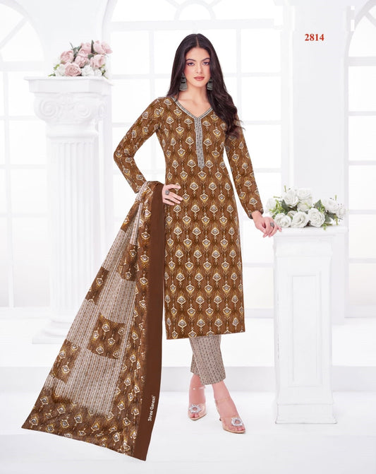 Buy Pure Cotton Fully Stitched Ladies Suits Online In India - Vogpap