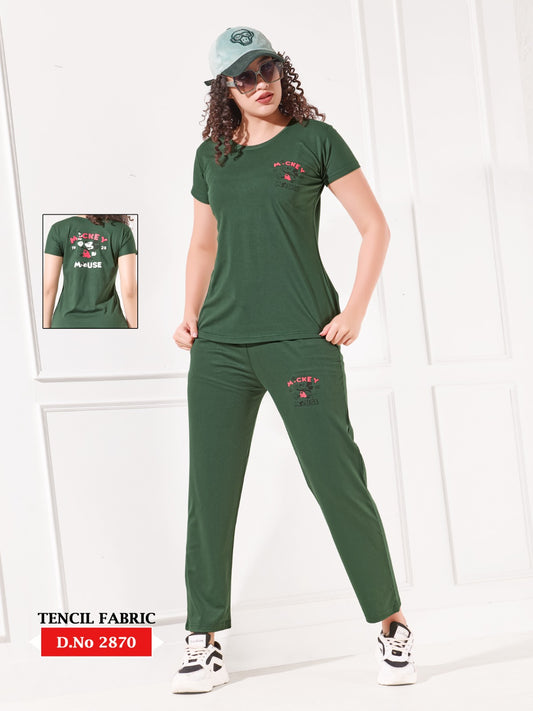 Premium Tencel Printed Tracksuit-2870