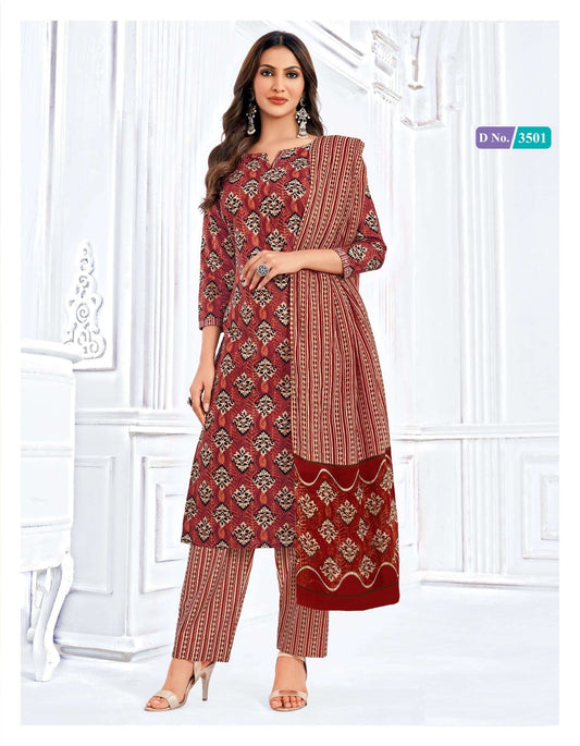 Buy Pure Cotton Fully Stitched Ladies Suits Online In India - Vogpap