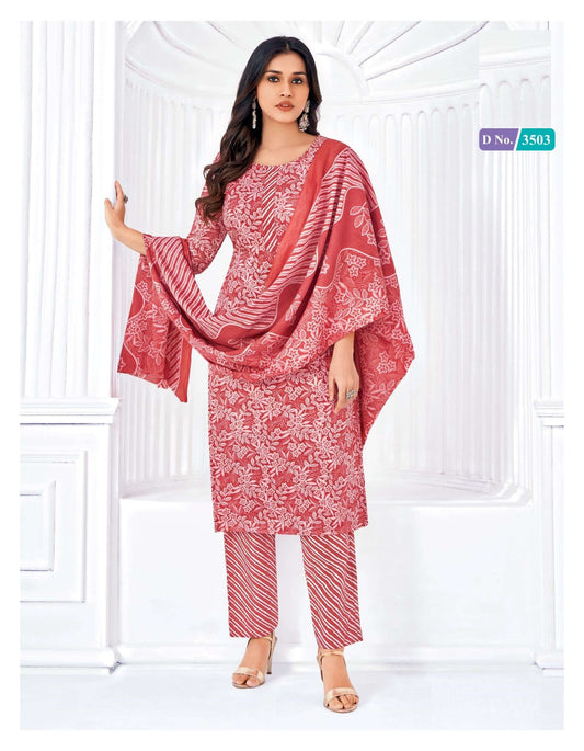Buy Pure Cotton Fully Stitched Ladies Suits Online In India - Vogpap