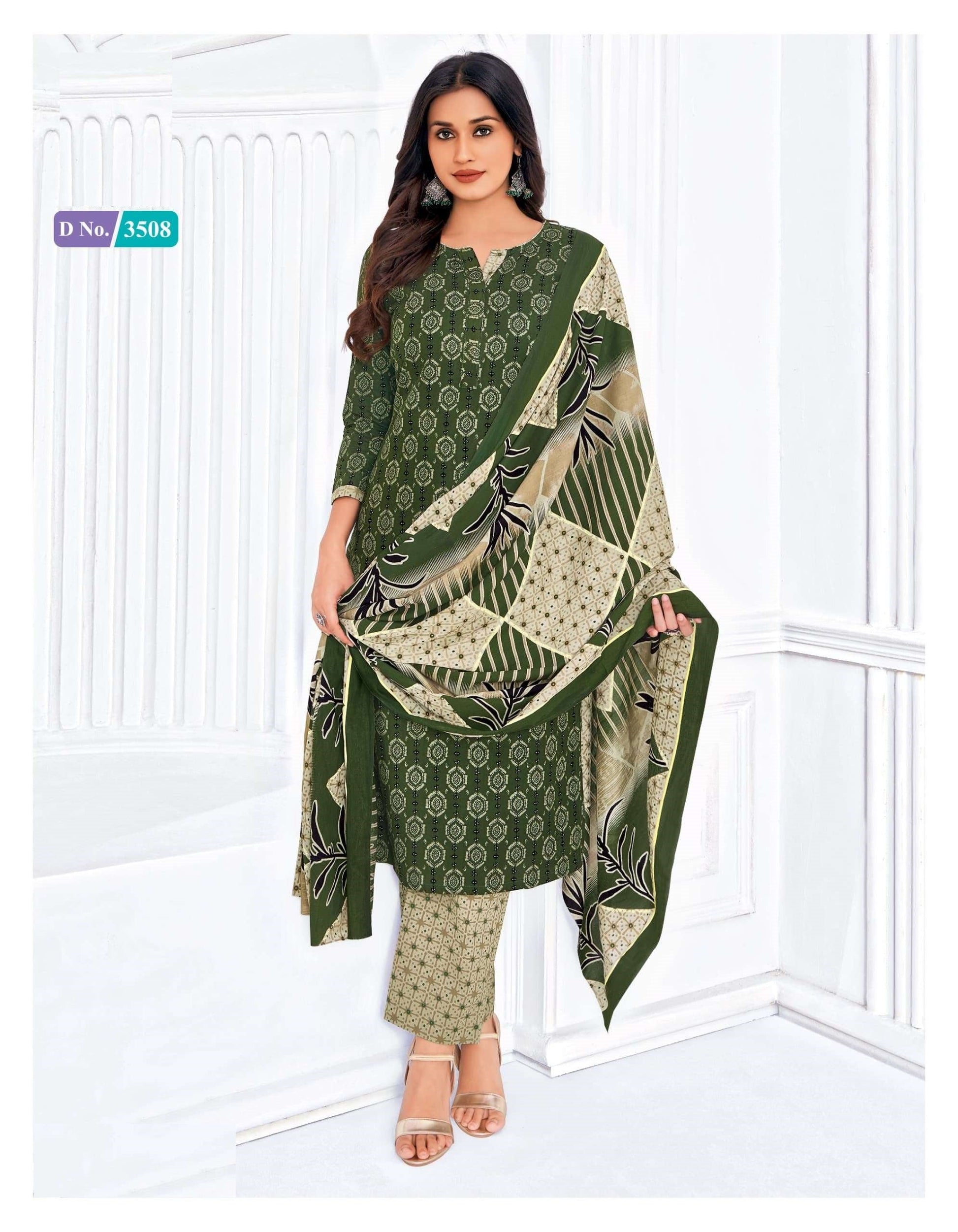 Buy Pure Cotton Fully Stitched Ladies Suits Online In India - Vogpap