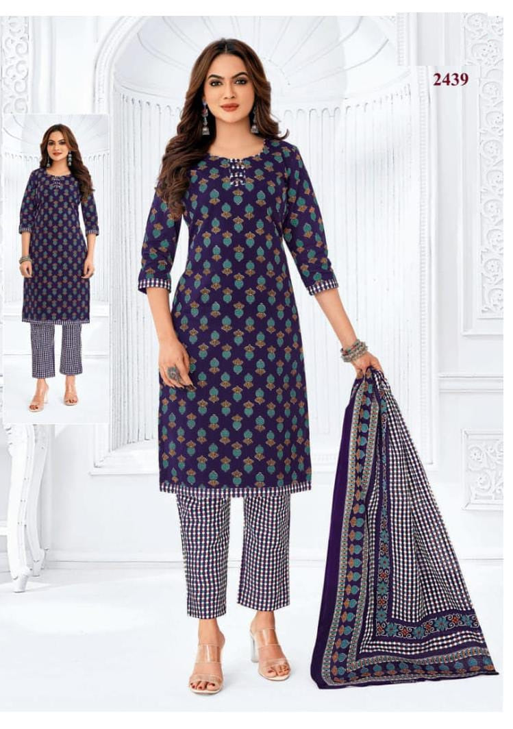 Buy Pure Cotton Fully Stitched Ladies Suits Online In India - Vogpap