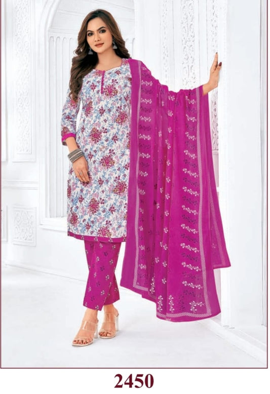 Buy Pure Cotton Fully Stitched Ladies Suits Online In India - Vogpap