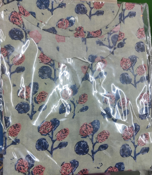 Cotton Printed Short Kurti-71