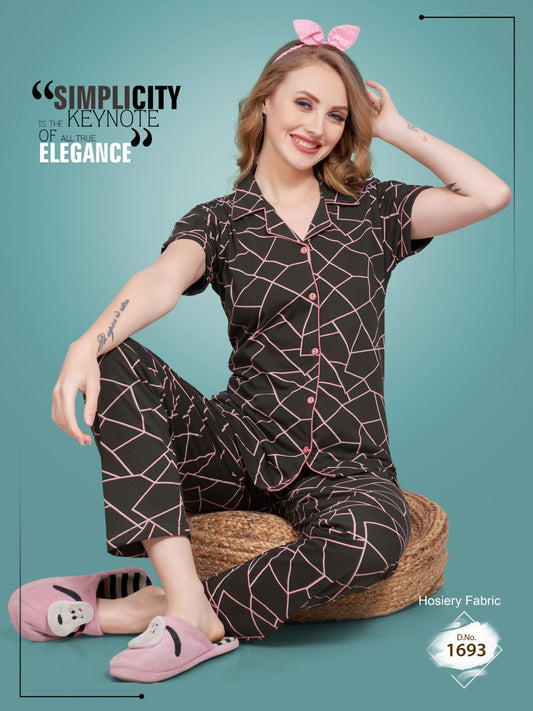 Button Hosiery Nightsuit for Unmatched Comfort and Style - Shop Now on VogPap!