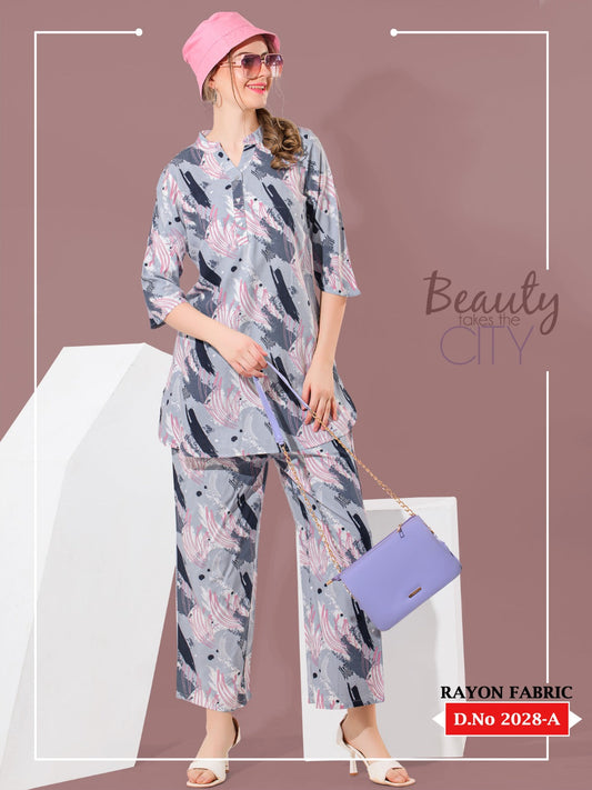 Buy Printed Cord Set Women Online in India - VogPap