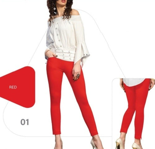 Red Lyra Comfort-Style Kurti Pant