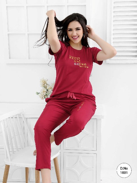 Red Ultra-Soft Tencel Fabric Tracksuit
