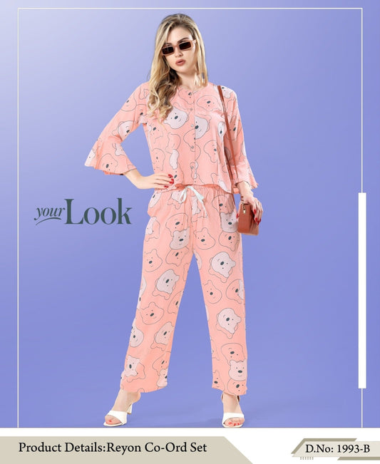 Buy Printed Cord Set Women Online in India - VogPap